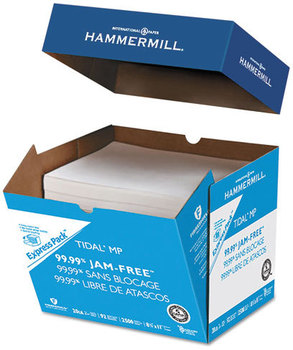 Hammermill® Tidal® MP Multipurpose Paper Express Pack,  92 Brightness, 20lb, 8-1/2x11, White, 2500/Carton