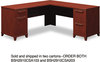 A Picture of product BSH-2930MCA203 Bush® Enterprise Collection L-Desk,  Mocha Cherry (Box 2 of 2)