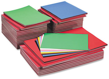 Pacon® Tru-Ray® Construction Paper,  76 lbs., 9 x 12/12 x 18, Assorted, 2000 Sheets/Ct