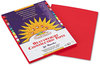 A Picture of product PAC-9903 SunWorks® Construction Paper,  58 lbs., 9 x 12, Holiday Red, 50 Sheets/Pack