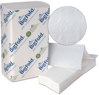 Georgia Pacific® Professional BigFold® Paper Towels,  10 1/5 x 10 4/5, White, 220/Pack, 10 Packs/Carton