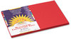 A Picture of product PAC-P6107 SunWorks® Construction Paper,  58 lbs., 12 x 18, Red, 50 Sheets/Pack