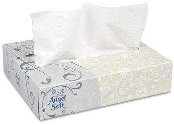 Georgia Pacific® Professional Angel Soft ps® Facial Tissue,  White, 50 Sheets/Box, 60 Boxes/Carton
