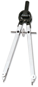 Chartpak® Masterbow Compass,  10" Maximum Diameter, Steel, Chrome