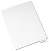 A Picture of product AVE-12398 Avery® Legal Index Divider, Exhibit Alpha Letter, Style Avery-Style Preprinted Bottom Tab Dividers, 26-Tab, Y, 11 x 8.5, White, 25/Pack