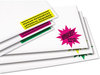 A Picture of product AVE-5970 Avery® High-Visibility ID Labels Permanent Laser 1 x 2.63, Neon Magenta, 750/Pack