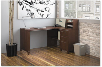 Bush® Enterprise Collection Corner Desk,  Harvest Cherry (Box 1 of 2)