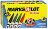 A Picture of product AVE-29860 Avery® MARKS A LOT® Pen-Style Dry Erase Markers Marker Value Pack, Medium Chisel Tip, Assorted Colors, 24/Set (29860)