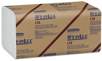 WypAll* L10 SANI-PREP* Dairy Towels,  10 1/2 x 9 3/10, 200/Pack, 12 Packs/Carton