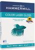 A Picture of product HAM-163110 Hammermill® Color Laser Gloss Paper,  94 Brightness, 32lb, 8-1/2 x 11, White, 300 Sheets/Pack