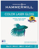 A Picture of product HAM-163110 Hammermill® Color Laser Gloss Paper,  94 Brightness, 32lb, 8-1/2 x 11, White, 300 Sheets/Pack