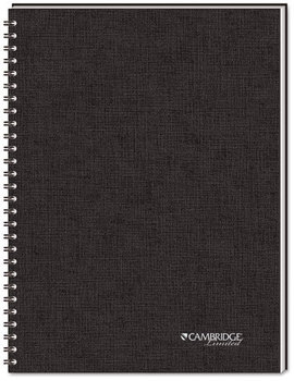 Cambridge® Wirebound Business Notebook,  Legal Rule, 5 x 8, 80 Sheets