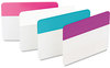 A Picture of product MMM-686PWAV Post-It® Tabs Solid Color 1/5-Cut, Assorted Pastel Colors, 2" Wide, 24/Pack