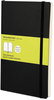 A Picture of product HBG-MSL17 Moleskine® Classic Softcover Notebook,  Plain, 8 1/4 x 5, Black Cover, 192 Sheets