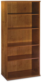 Bush® Series C Collection Bookcase,  Natural Cherry