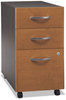 A Picture of product BSH-WC72453SU Bush® Series C Three-Drawer Mobile Pedestal File,  Natural Cherry