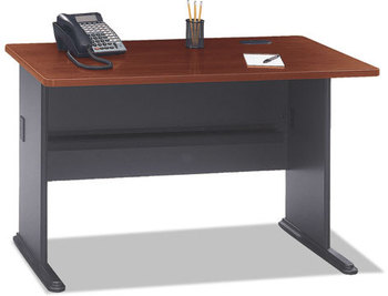 Bush® Series A Workstation Desk,  Hansen Cherry