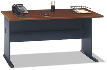 Bush® Series A Workstation Desk,  Hansen Cherry