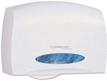 Kimberly-Clark Professional* Coreless JRT Tissue Dispenser,  14 3/10w x 5 9/10d x 9 4/5h, White