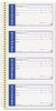 A Picture of product ABF-SC1153WS Adams® Write 'n Stick® Phone Message Book,  2 3/4 x 4 3/4, Two-Part Carbonless, 200 Forms