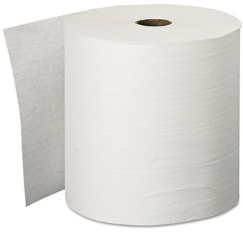 Kleenex® Hard Roll Towels,  8" x 600ft, White, 6 Rolls/Carton
