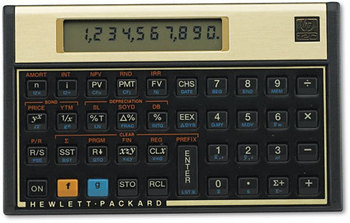 HP 12C Financial Calculator,  10-Digit LCD
