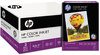 A Picture of product HEW-202000 HP Color Inkjet Paper,  96 Brightness, 24lb, 8-1/2 x 11, White, 500 Sheets/Ream