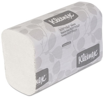 Kleenex® Folded Paper Towels,  7 4/5 x 12 2/5, White, 120/Pack, 25 Packs/Carton
