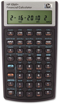 HP 10bII+ Financial Calculator,  12-Digit LCD