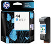 A Picture of product HEW-51644C HP 51644C (44) Inkjet Cartridge,  (51644C) Cyan Original Ink Cartridge