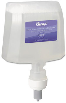 Kleenex® Ultra* Moisturizing Foam Hand Sanitizer,  1,200 ml, Clear, 2/Carton