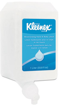 Kleenex® Moisturizing Hand and Body Lotion,  Fresh Scent, 1 L Bottle