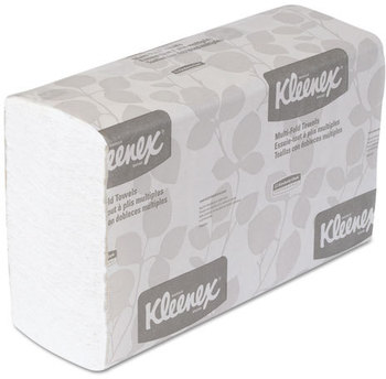 KLEENEX® Multi-Fold Towels. 9.2 X 9.4 in. White. 2400 towels.