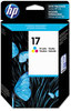 A Picture of product HEW-C6625A HP C6625A - HP 17 Inkjet Cartridge,  (C6625A) Tri-color Original Ink Cartridge