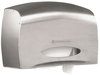 A Picture of product KCC-09601 Kimberly-Clark Professional* Coreless JRT Jr. Bath Tissue Dispenser,  EZ Load, 6x9.8x14.3, Stainless Steel