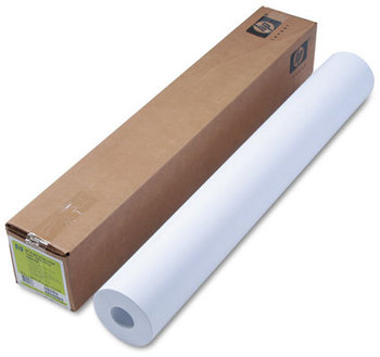 HP Designjet Large Format Paper for Inkjet Printers,  4.7 mil, 36" x 300 ft, White