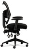 A Picture of product BSX-VL532MM10 HON® VL532 Mesh High-Back Task Chair Supports Up to 250 lb, 17" 20.5" Seat Height, Black