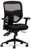 A Picture of product BSX-VL532MM10 HON® VL532 Mesh High-Back Task Chair Supports Up to 250 lb, 17" 20.5" Seat Height, Black