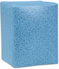 A Picture of product 357-108 Kimtech* KIMTEX* Wipers,  1/4-Fold, 12 1/2 x 13, Blue, 66/Box, 8 Boxes/Carton
