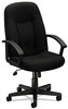 A Picture of product BSX-VL601VA10 HON® HVL601 Series Executive High-Back Chair Supports Up to 250 lb, 17.44" 20.94" Seat Height, Black