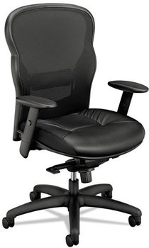 HON® Wave™ Mesh Mid-Back Task Chair High-Back Supports Up to 250 lb, 19.25" 22" Seat Height, Black