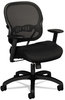 A Picture of product BSX-VL712MM10 HON® Wave™ Mesh Mid-Back Task Chair Supports Up to 250 lb, 18" 22.25" Seat Height, Black
