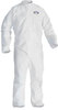 A Picture of product KCC-46004 KleenGuard™ A30 Breathable Splash and Particle Protection Coveralls with Elastic Back and Zipper Front. Size X-Large. White. 25/Case.
