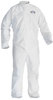A Picture of product KCC-46005 KleenGuard™ A30 Breathable Splash and Particle Protection Coveralls with Elastic Back and Zipper Front. Size 2X-Large. White. 25/Case.