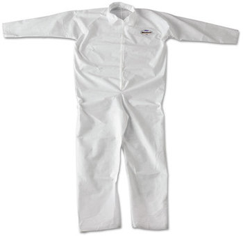 KleenGuard™ A20 Breathable Particle Protection Coveralls with Zipper Front. Size 2X-Large. White. 24/Carton.