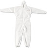 A Picture of product KCC-49114 KleenGuard™ A20 Breathable Particle Protection Coveralls with Zipper Front, Elastic Back, Wrists, Ankles, and Hood. Size XL. White. 24/Carton.