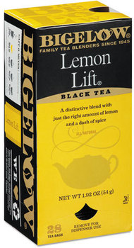 Bigelow® Single Flavor Tea Bags,  28/Box