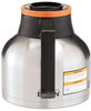 A Picture of product BUN-THERMORN BUNN® Thermal Carafe,  Stainless Steel/ Black and Orange (Decaf)