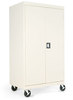 A Picture of product ALE-CM6624PY Alera® Assembled Mobile Storage Cabinet with Adjustable Shelves 36w x 24d 66h, Putty