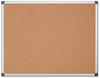 A Picture of product BVC-CA271170 MasterVision® Value Cork Bulletin Board with Aluminum Frame,  48 x 72, Natural